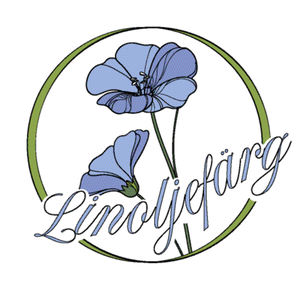 Linblomma — symbol för linoljefärg